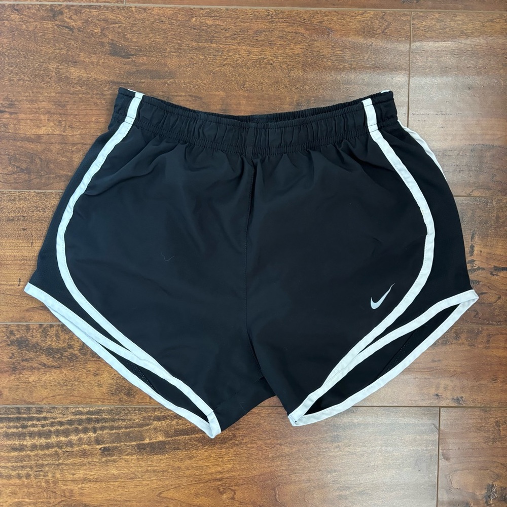 Nike Black and White Athletic Shorts
